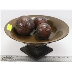 CENTER PIECE BOWL WITH BALLS