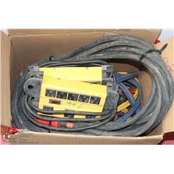 BOX WITH SET OF LARGE OTT BOOSTER CABLE, SET SMALL