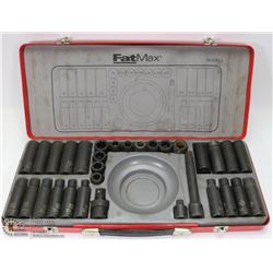 SET OF STANLEY FAT MAX 1/2" DRIVE IMPACT SOCKETS