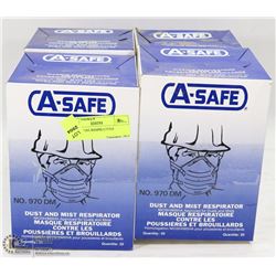 80 NEW DUST RESPIRATORS