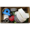 Image 1 : BOX OF ASSORTED TRADE TAPES AND RIBBONS
