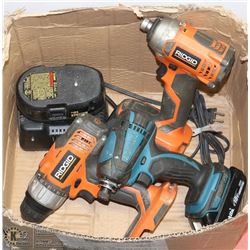 ESTATE LOT OF CORDLESS TOOLS WITH SOME BATTERIES