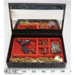 FLORAL JEWELRY BOX FILLED