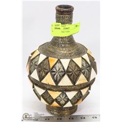 HEAVY MOSAIC VASE