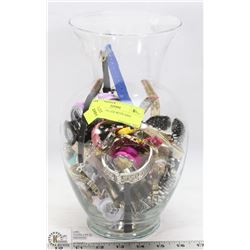 LARGE JAR FILLED WITH ASST WATCHES