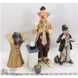 JUDI'S PASTTIME CLOWN FIGURE SIGNED AND MORE