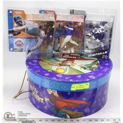 HARRY POTTER BOX WITH BASEBALL FIGURES AND