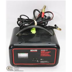 SEARS 10/2/50A 12V MANUAL BATTERY CHARGER/ ENGINE