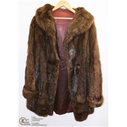 FUR JACKET ANIMAL AND SIZE UNKNOWN