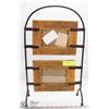 Image 1 : METAL & RUSTIC WOOD DOUBLE PICTURE FRAME