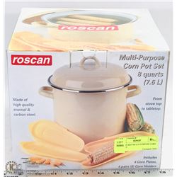 ROSCAN 8QT MULTI PURPOSE CORN POT SET