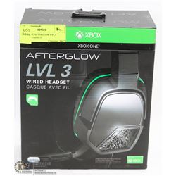 XBOX ONE AFTERGLOW LVL3 WIRED HEAD SET