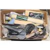 Image 1 : BOX OF PAINTING AND DRYWALL TOOLS