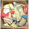 Image 1 : BOX OF ASSORTED LEATHER & CLOTH WORK & TRADE
