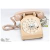Image 1 : VINTAGE BEIGE ROTARY TELEPHONE