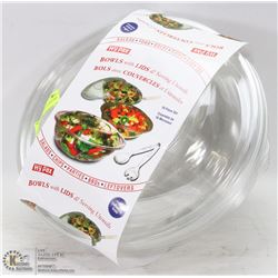 NEW HYPAX 16PC BOWLS LIDS AND UTENSILS SETS