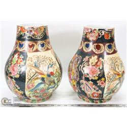 2 LARGE PORCELAIN ASIAN VASES