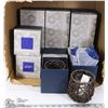Image 1 : BOX OF CANDLE HOLDERS