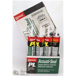 CASE OF LEPAGE PL ACOUSTI-SEAL VAPOUR BARRIER & S