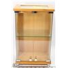 Image 1 : SMALL WOODEN CASIO CABINET WITH GLASS SHELF