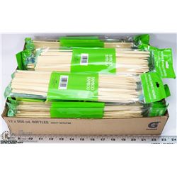 FLAT OF LARGE BAMBOO SKEWERS