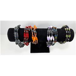 3 - LOT OF 6 MAGNETIC BRACELETS/