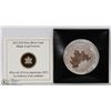 Image 1 : 2012 CANADIAN $10 FINE SILVER MAPLE LEAF FOREVER