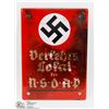 Image 1 : GERMAN NAZI N.S.D.A.O. METAL SIGN 7"X5".