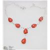 Image 1 : #27-RAINBOW CALSILICA GEMSTONE NECKLACE