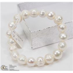 #64-FRESH WATER PEARL BRACELET 7.5'