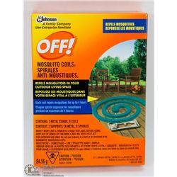 NEW PACK OF 8 OFF! MOSQUITO COILS W/2 METAL STANDS