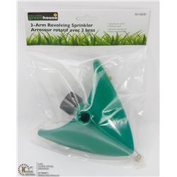 NEW 3-ARM REVOLVING SPRINKLER