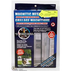 NEW MAGNETIC MESH SCREEN DOOR, HANDS FREE