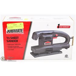 NEW JOBMATE 1/3 SHEET SANDER. TOOLS AND