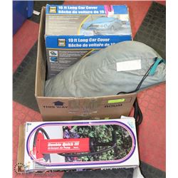 LOT WITH DOUBLE QUICK 3 AIR PUMP, GRIZZLEY KNEE