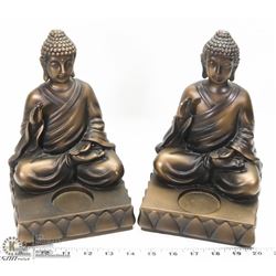 TWO ORIENTAL PARTYLITE CANDLE HOLDERS