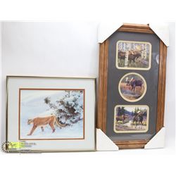 13X15 COUGAR + 13X23 TRIPLE MOOSE PICTURES