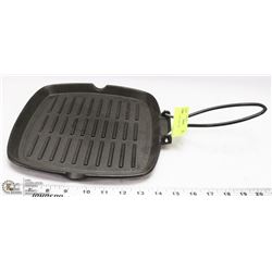 10" CAST IRON GRILL PAN