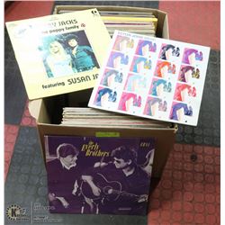 BOX OF LP'S INCLUDING SEVERAL ELTON JOHN,