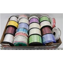 FLATS OF VARIOUS TYPES OF RIBBONS