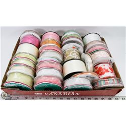 FLATS OF VARIOUS TYPES OF RIBBONS