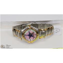 DALLAS COWBOYS MENS METAL WATCH