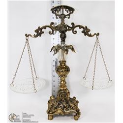 VINTAGE 20 INCH DECORATIVE  BALANCE SCALE