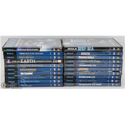 LOT OF 20 IMAX DVDS - SOME NEW