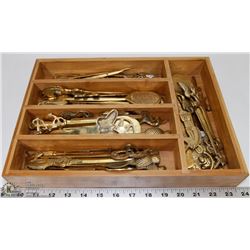 LOT OF 57 VINTAGE BRASS LETTER OPENERS