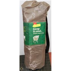 FOLDABLE OUTDOOR PORTABLE COOLER W CASE