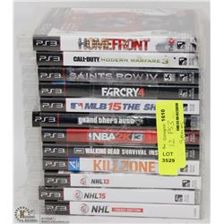 BUNDLE OF 12 PS3 GAMES