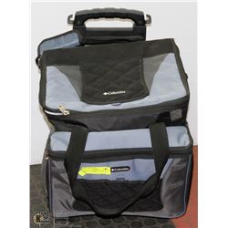 COLUMBIA FABRIC ICE COOLER.