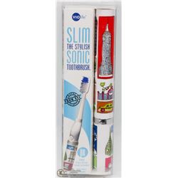 SLIM STYLISH SONIC TOOTHBRUSH IN CASE