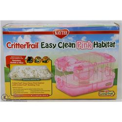 KAYTEE CRITTERTRAIL EASY CLEAN PINK HABITAT.